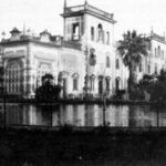 Una vecchia fotografia con protagonista la facciata della Villa